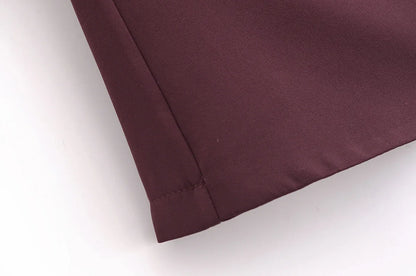 TFMLN New Spring Women Solid Skort Fashion Causal Side Zipper Mini Shorts Skirts Vintage High Waist Streetwear Shorts Skirts.