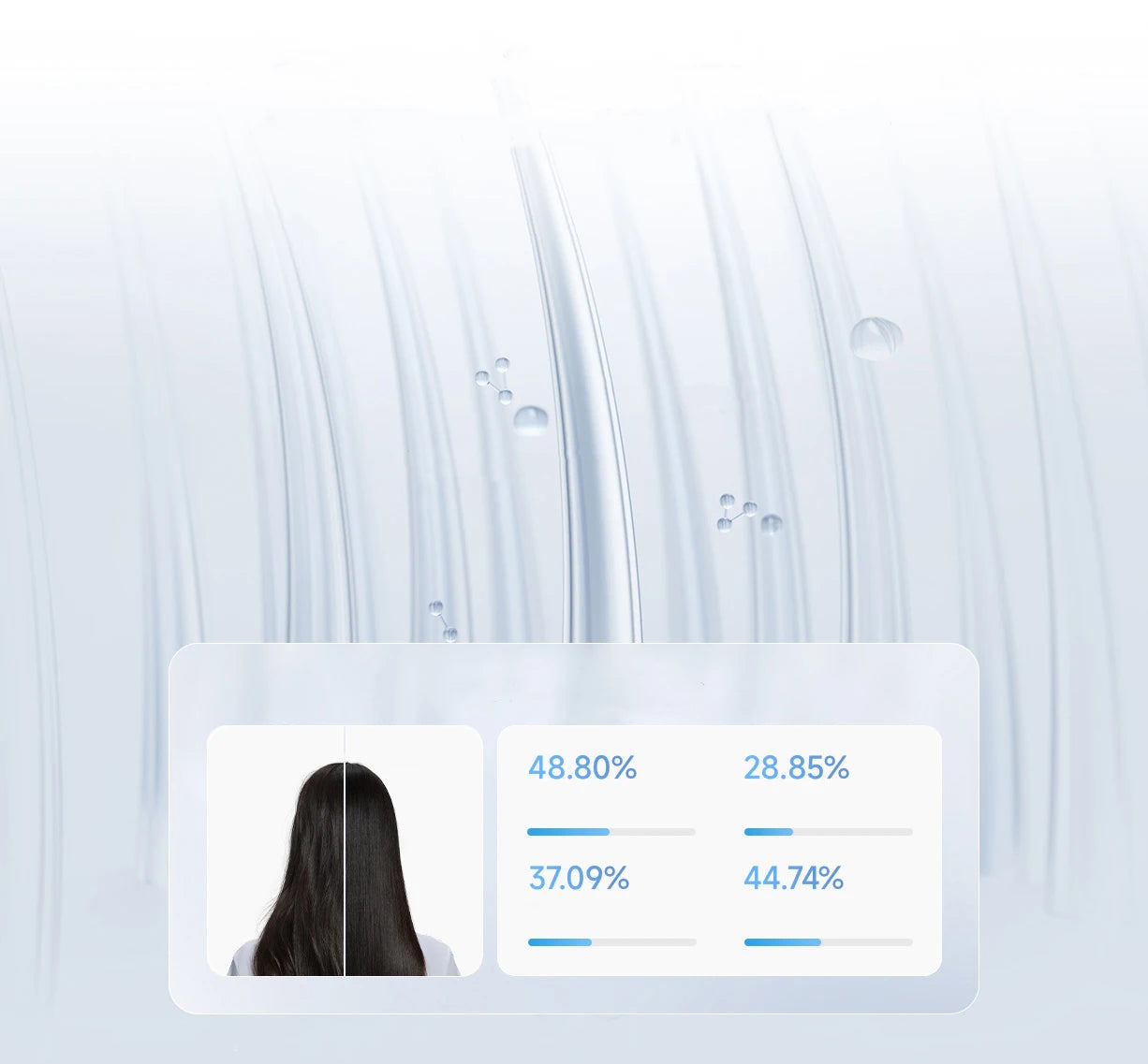 XIAOMI MIJIA High Speed Water Ion Hair Dryer，Water Ion Care，57° Intelligent Temperature Control，220V CN Version (With Adapter).