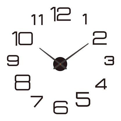 2D/3D Große Römische Ziffer Acryl Spiegel Wanduhr Aufkleber Mode DIY Quarz Uhren Uhr Hause Dekoration Wohnzimmer Aufkleber