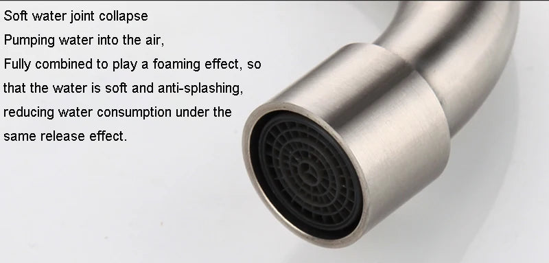 Kitchen Faucet Stainless Steel Double Hole Hot and Cold Mixing Tap Wall Mount Balcony Laundry Swivel Tap With Spray Gun 주방수전