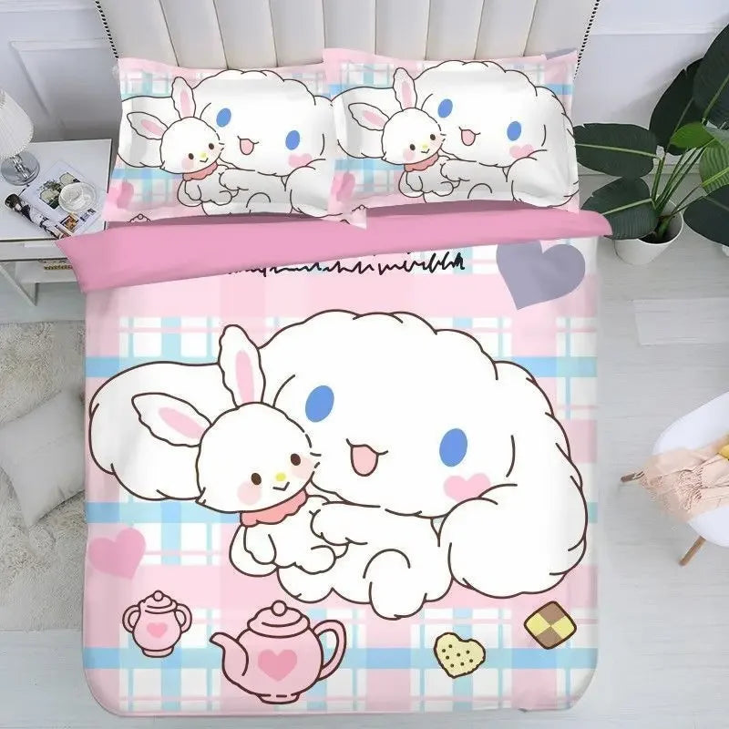 Sanrio Cinnamorolls Animation Derivatives Bedding Sets Australia /Europe/USA Full Queen King Size Quilt Duvet Cover.