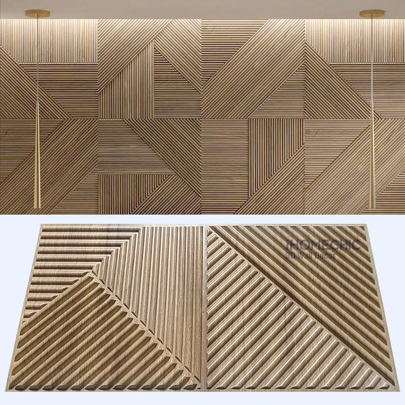 12 Pcs Super 3D Art Wall Panel PVC Waterproof renovation 3D wall sticker Tile Decor Diamond Design DIY Home Decor11.81''x11.81''