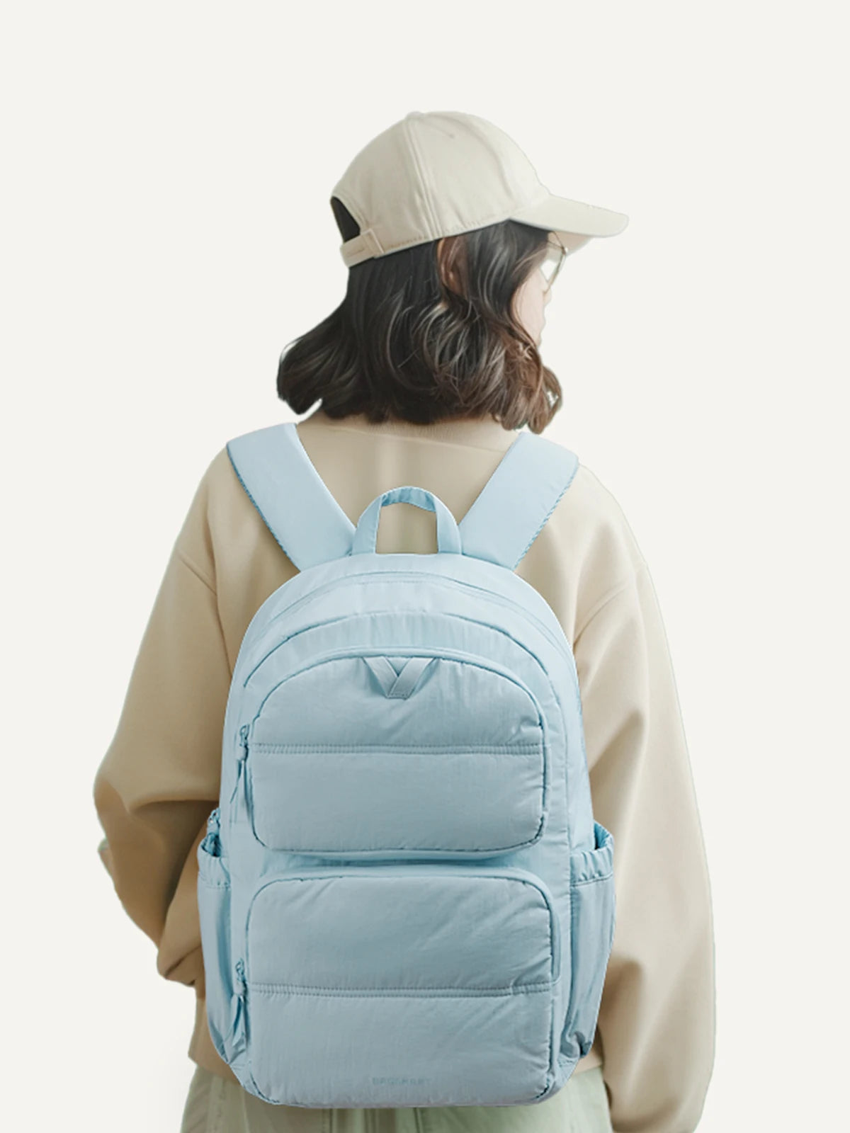 BAGSMART Laptop Backpack Large Capacity Women Casual Travel Bag College School Backpack For Boys Girls.