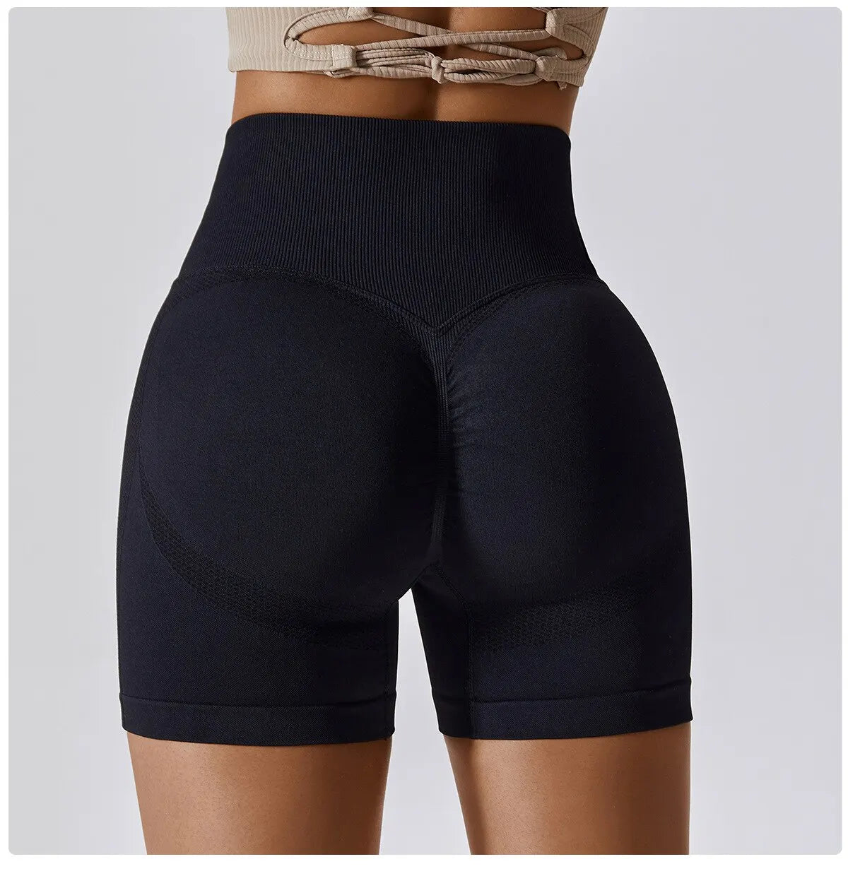 Women Shorts Seamless Sports Shorts For Women Cycling Jogging Fitness High Waist Push Up Gym Shorts Leggings Women Yoga Clothing.