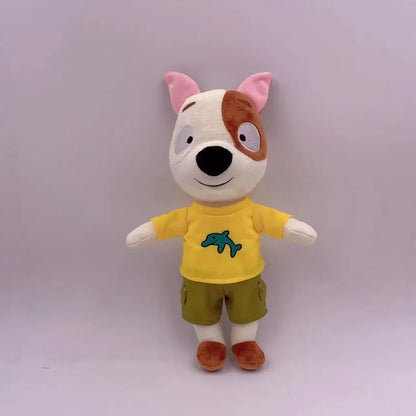 Pip and Posy Plush Toys Soft Stuffed Animal Rabbit Mouse Plushie Dolls Kids Educational Stuffed Figures Birthday Christmas Gifts.