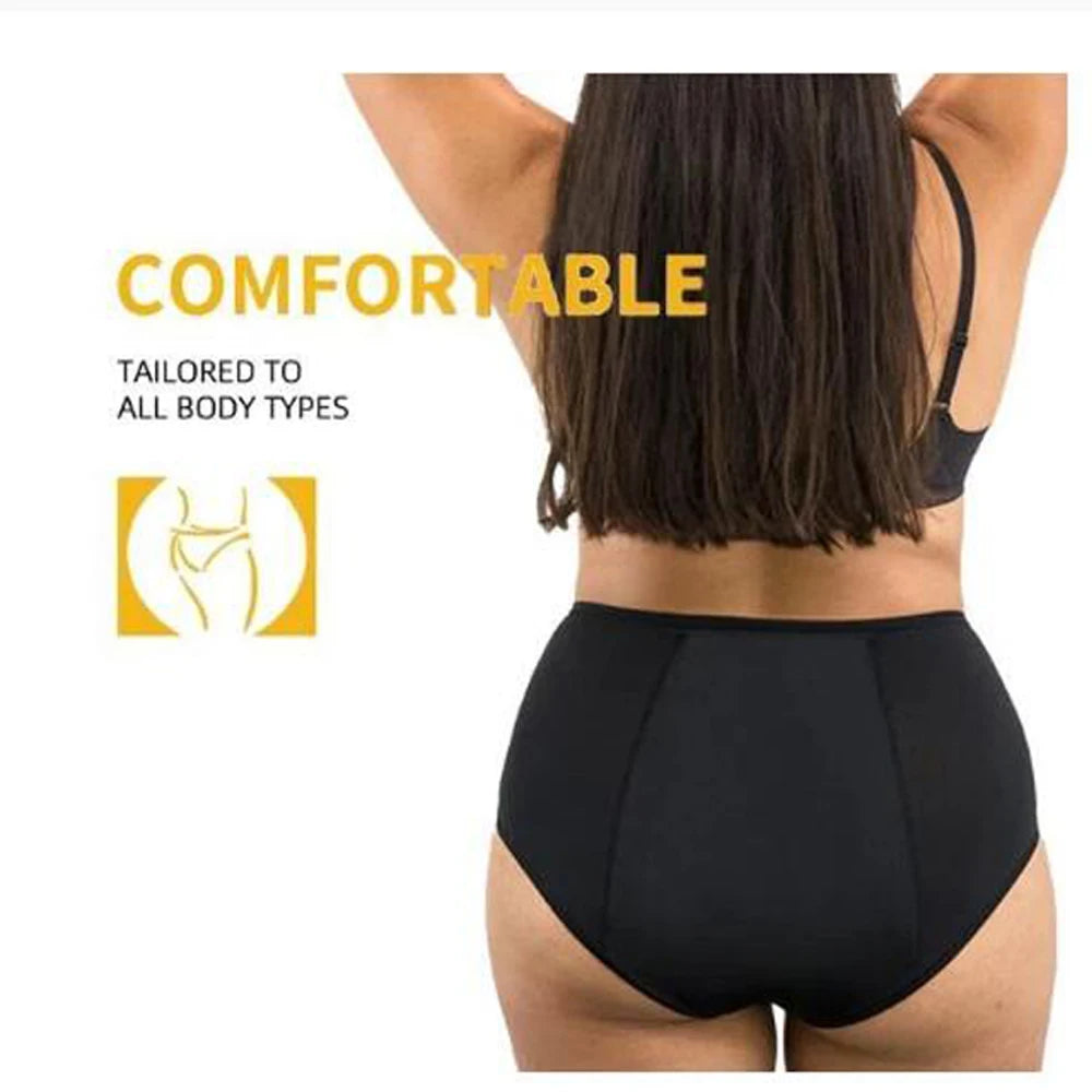 10pcs Leak Proof Menstrual Panties High Waist Women Period Underpants Plus Size 8XL Physiological Waterproof Briefs Wholesale.