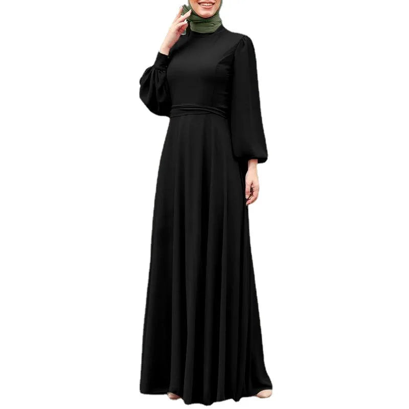 Muslim Women Abaya Long Sleeve Turkish Dresses Women Eid Long Maxi Dress Kaftan Arab Robe Dubai Islamic Clothing Moroccan Kaftan.