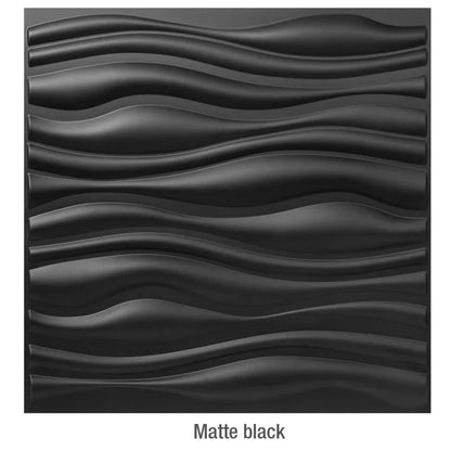 12PC 50x50cm 3d art plaster cut geometric diamond carved wood adhesive bottom wall 3d wall sticker 3d wall panel home decoration