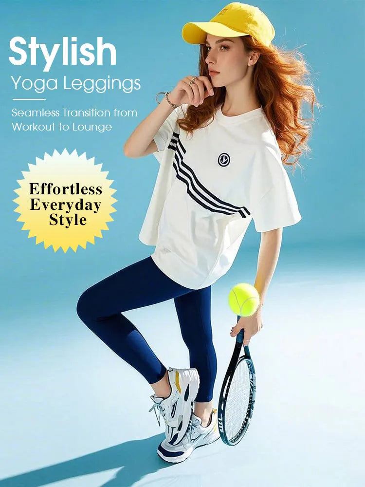 High-Waisted Workout Leggings - 4-Way Stretch, Slim Fit, Butt Lifting & Tummy Control for Gym, Yoga, Running & Daily Wear.