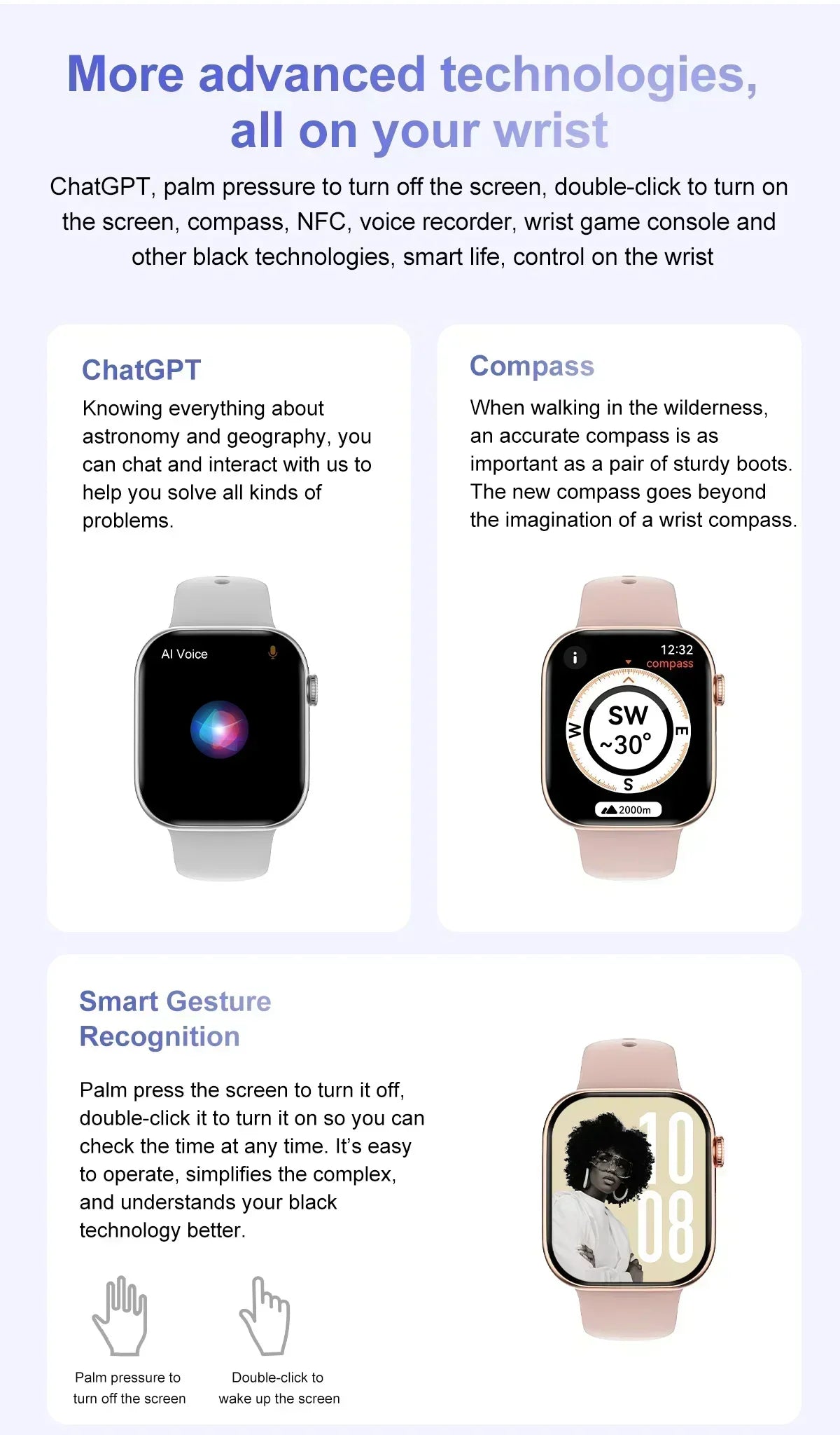 New Watch Series 10 Mini For Apple Watch 10 SmartWatch Men 3D Surround Music Video NFC Bluetooth call smartwatch For Android l0S.