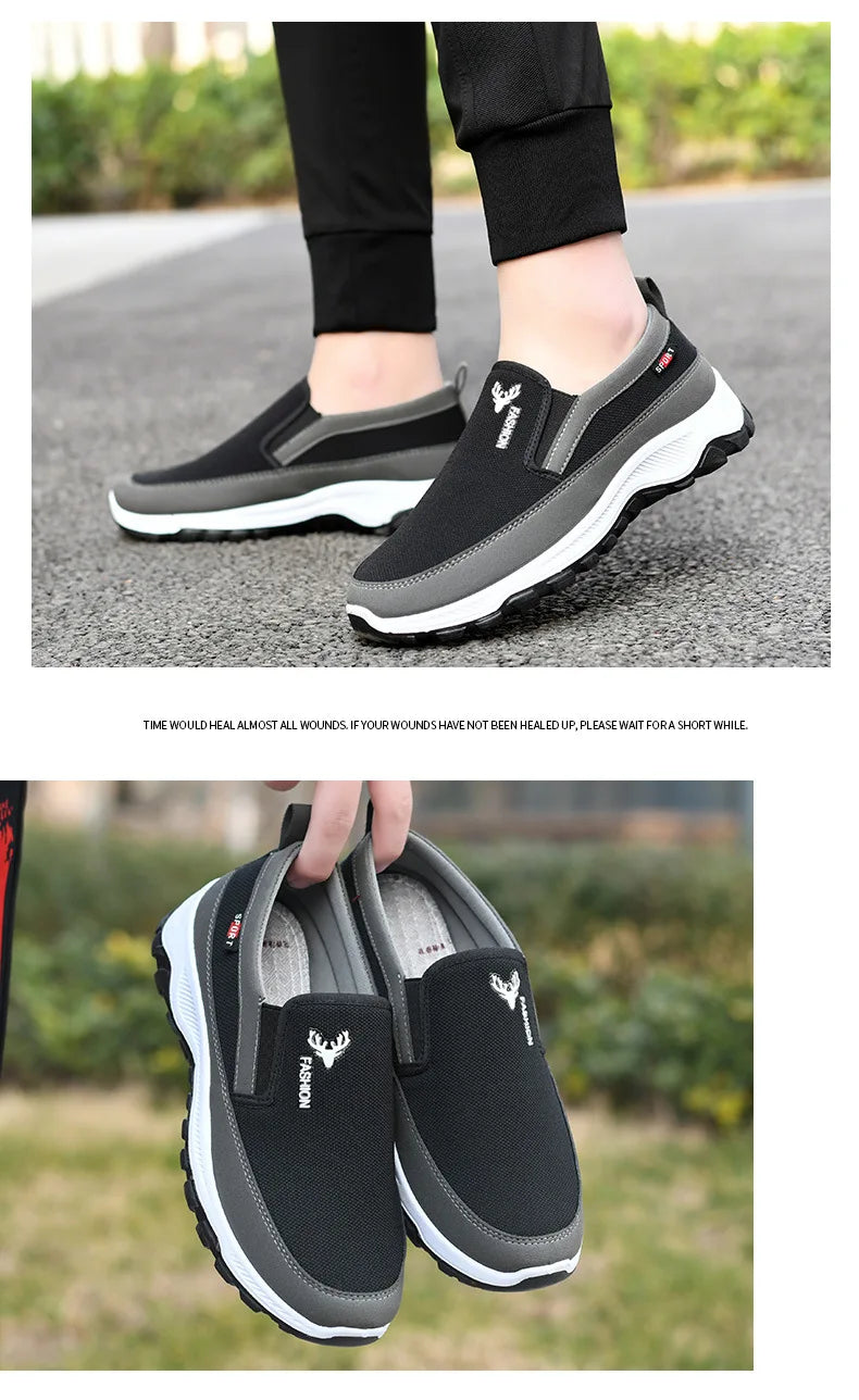 Men's Shoes Casual Sneakers Summer Breathable Mesh Waterproof Outdoor Slip On Flats Affordable Free Shipping Shoes