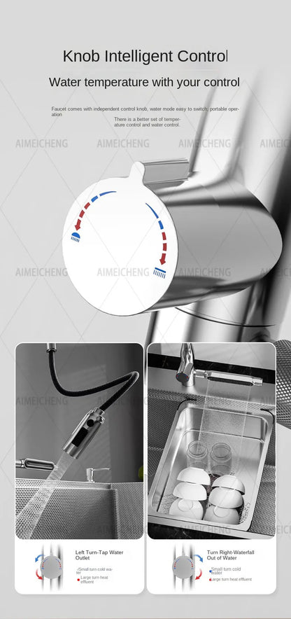 Original-Finish, spülmaschinenkompatibles SUS304-Edelstahl-Küchenspüle mit großer Einzelschüssel und Unterbau