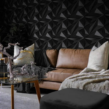 12pcs/20pcs 3D textured wall panels for indoor wall decoration,suitable for living room hall bedroom hotel office,30cmx30cm