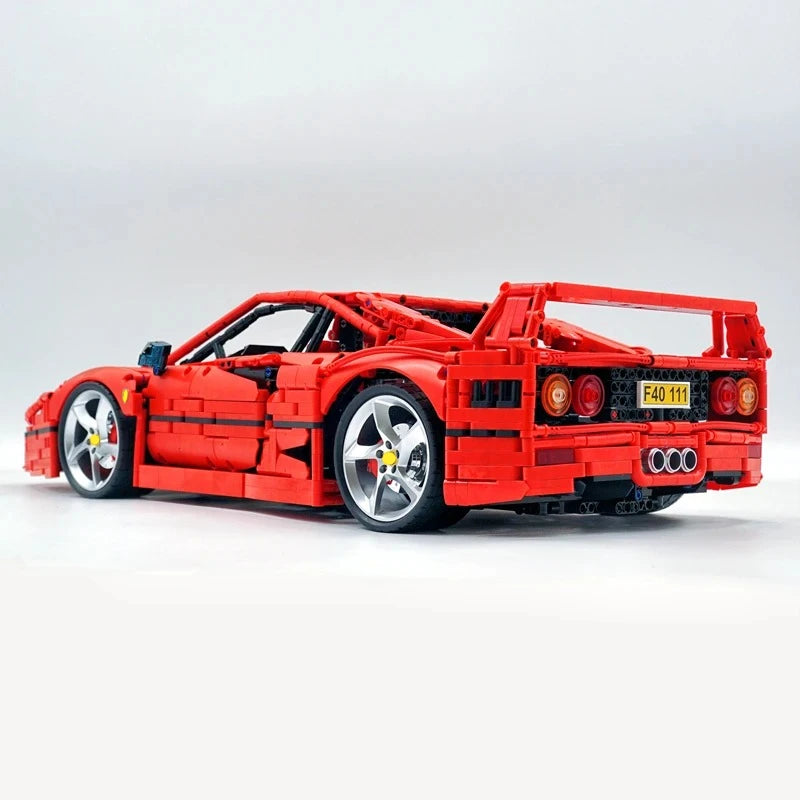 4026PCS Technical LOX Edition F40  Assembly MOC 140629 Building Block Car Supercar Model Adult High Difficulty Racing Toys.