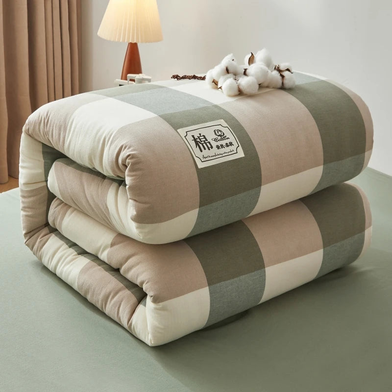Quilt cotton queen Fall double bed comforters Quilt with cover washable Winter blanket Duvet 220x240 nordic duvet bed 150