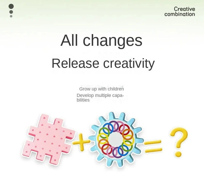 Electric Gears 3D Puzzle Model Building Kits Plastic Brick Blocks Educational Toys for Kids Children Gear Blocks Building Toys.