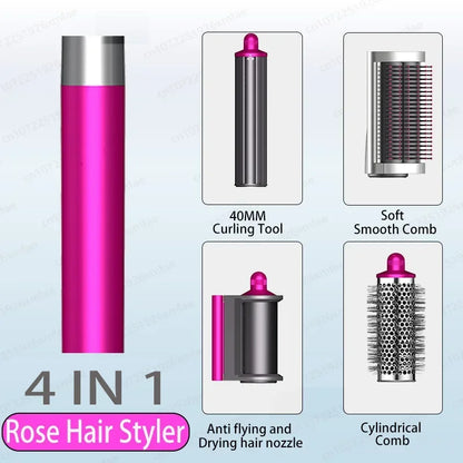 6 IN 1 High-Speed Hot Air Styler,1300W Power Hair Dryer Brush,Negative Ions Multi Styler for Straight,Wavy,Curly,and Coily Hair