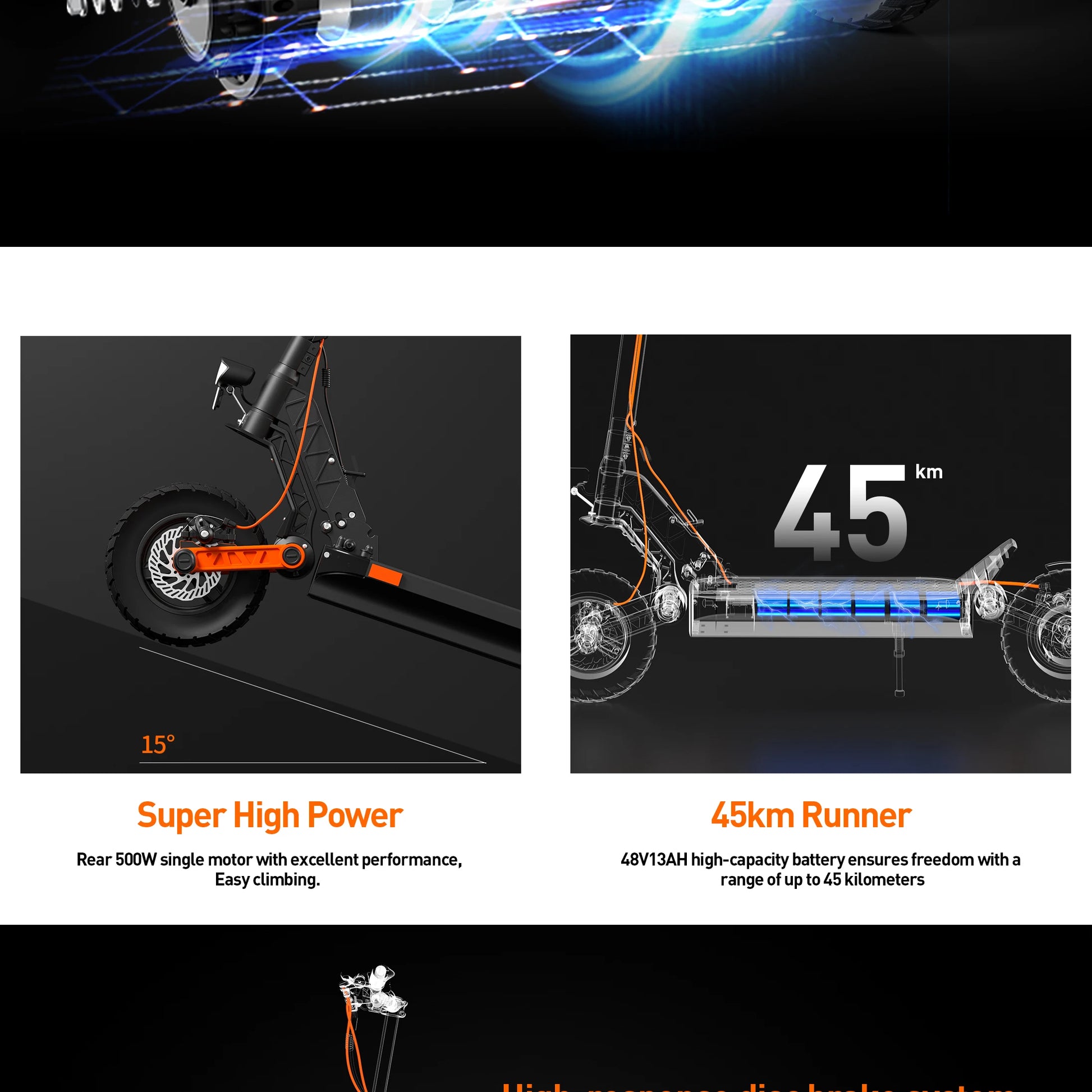 JOYOR S5（ABE）Adult Electric Scooter 500W Motor 48V13AH Battery Foldable E-Scooter 10 Inch Air Tire City commuting Escooter.