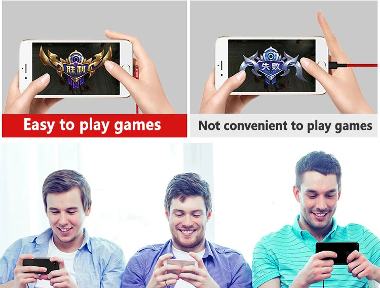 For Gaming Elbow Fast Charger Cable for iPhone 14 8 7 6S Plus 13 12 mini 11 Pro XS Max XR X 90 Degree Braided USB Charging Cable.