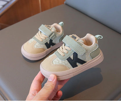 2025 Designers Kid's Sneakers PU Leather Waterproof Infant Baby Toddler Shoes Ergonomics Girl's Sneakers Children's Sport Shoes.