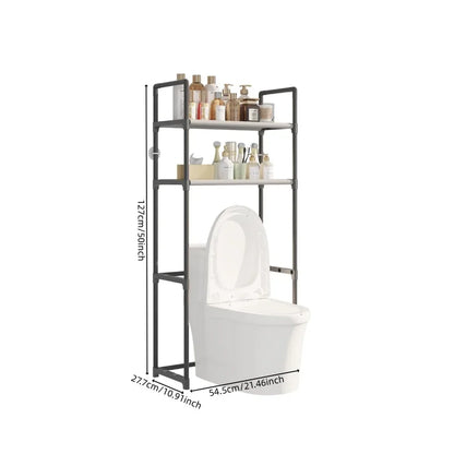 Badezimmer-Aufbewahrungsregal, Waschmaschinenständer aus Kunststoff, wasserdichtes, bodenstehendes Badezimmer für den Haushalt ohne Bohren