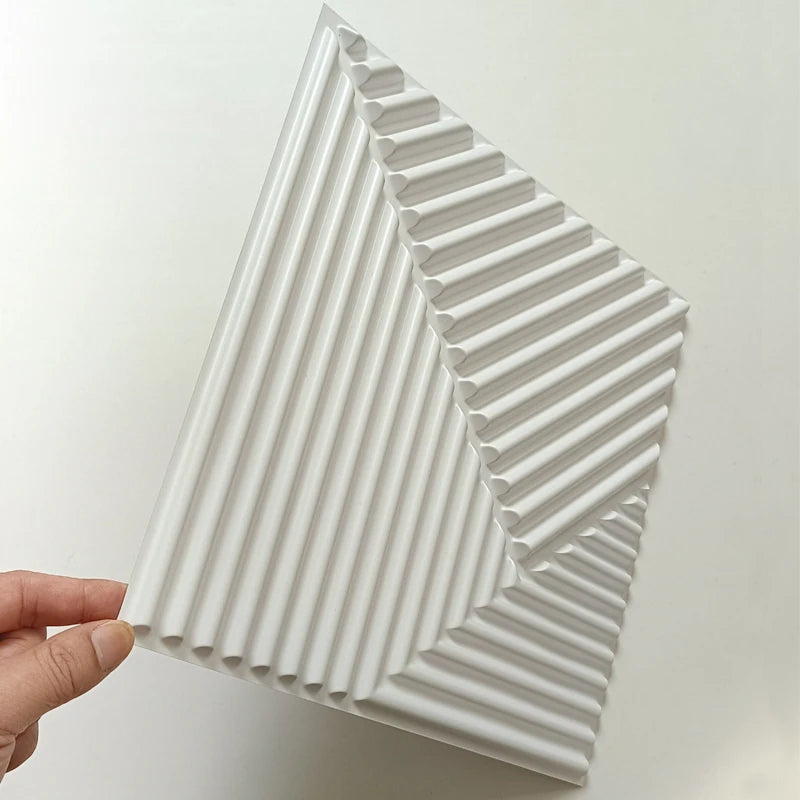 12pcs/1m² 30cm wall renovation 3D Stereo Wall Panel Diamond Wood grain tile 3D wall sticker living room Bathroom Waterproof pape