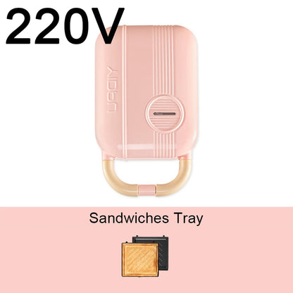 Mini Sandwich Machine Breakfast Maker Multi Cookers Toasters Electric Ovens Hot Plates Bread Pancake Waffle Donuts