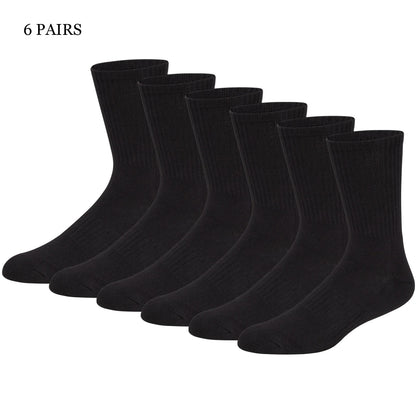 Match-Up Men's sport crew terry socks athletic socks (6 PAIRS).