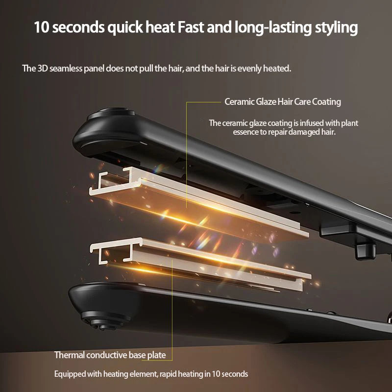 High Quality Electric Hair Brush Straight Curl 2 in 1 For Xiaomi 10 Seconds Fast Heating Unisex Straight Hair Brush Styling Tool.