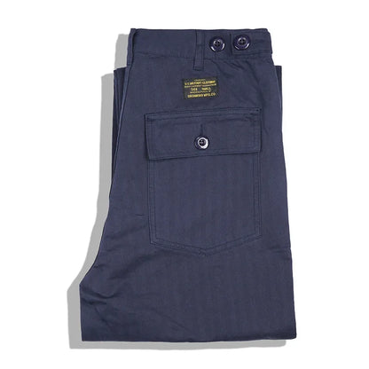 OKONKWO American Style Vintage Military Pants OG-107 Work Casual Pants People's Pattern Trousers Ame Kwo.