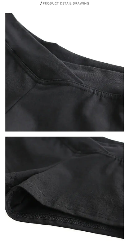 Simple Black Dance Fitness Running Ultra Short Sports.