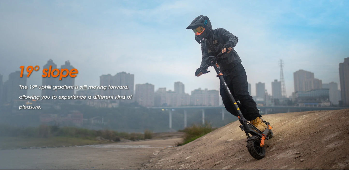 KuKirin G2 Pro VMP Electric Scooter 500W 48V 15.6Ah 9 Inch Off-road Tire Foldable Electric Scooter 25KM/H Speed 65KM Range.