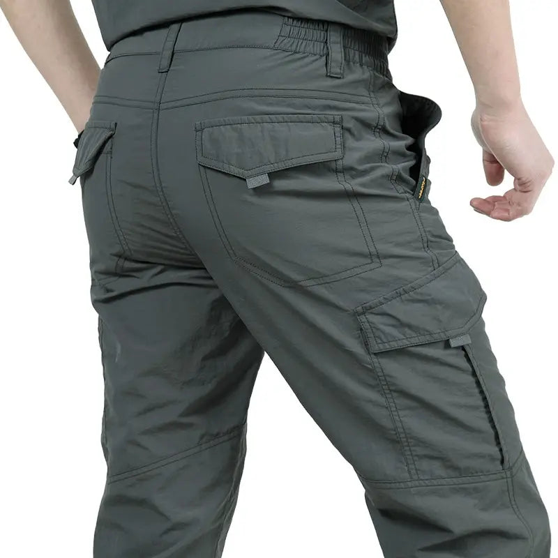 Military Tactical Pants Cargo Men Waterproof Trousers Casual Pants Wear-resistant Multi-pocket Outdoor Hiking Work Trousers Male.