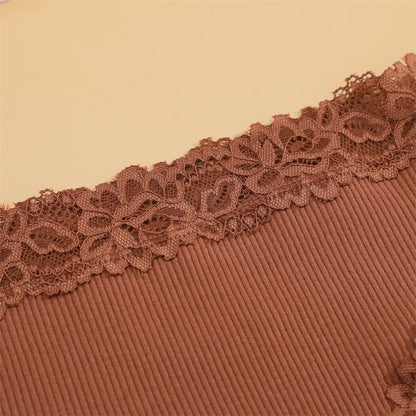 5Pcs/set Women Cotton Panties Floral Lace Intimate Underwear Trendy Patchwork Lace Briefs Female Soft Underpants Lingerie S-XL.