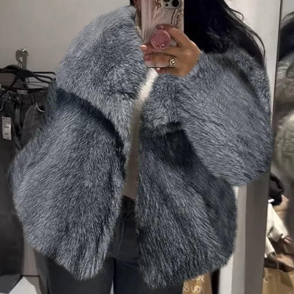 TWOTWINSTYLE Solide Temperament Jacken Für Frauen Revers Langarm Patchwork Tasten Designer Mäntel Weibliche Mode Stil Kleidung