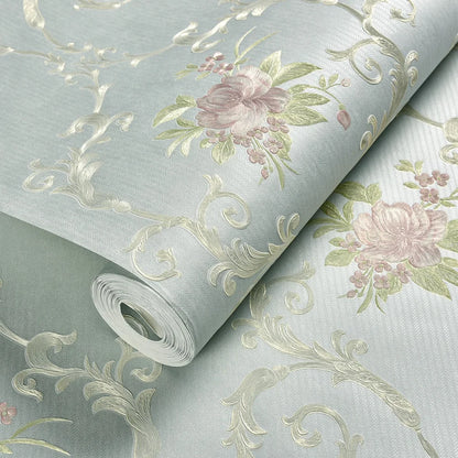 Blumentapete, selbstklebend, warm, für Mädchen, Schlafzimmer, 3D-Verdickung, Wanddekoration, Aufkleber, Wohnzimmer, Restaurant, Sofa, Hintergrund