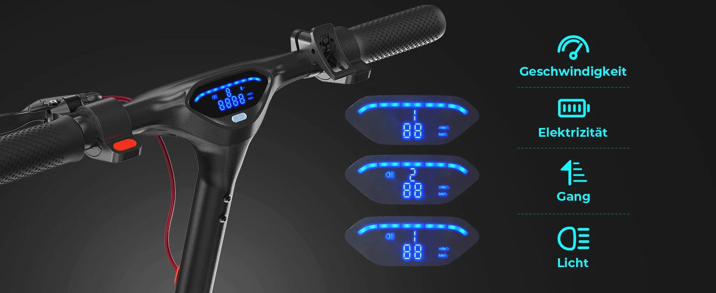 Isinwheel E9TMax Foldable Electric Scooter 500W 10Ah Battery 36V Up to 20 Km/h Adult City E-Scooter.