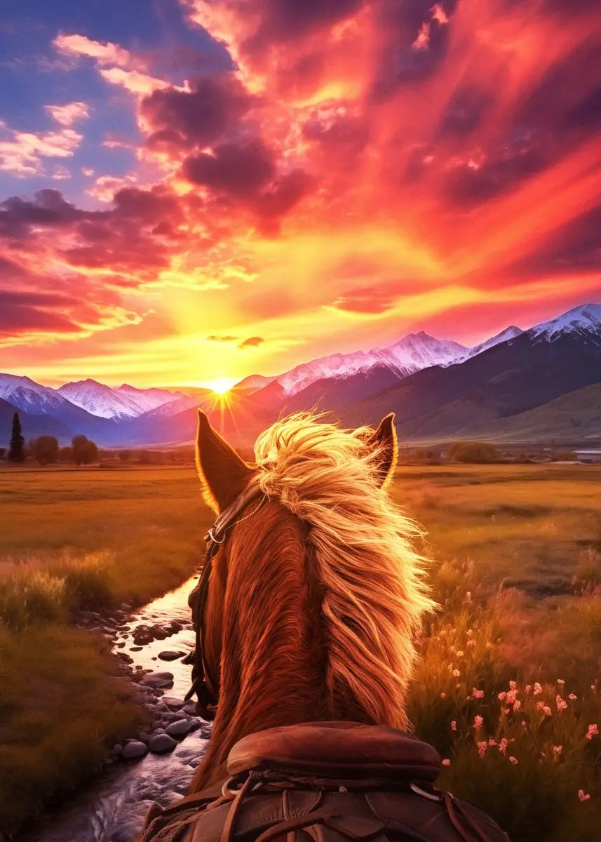 Black and White Wild Horses Canvas Paintings on The Wall Art Posters Prints Wall Picture Modern Animals Art Room Home Decor