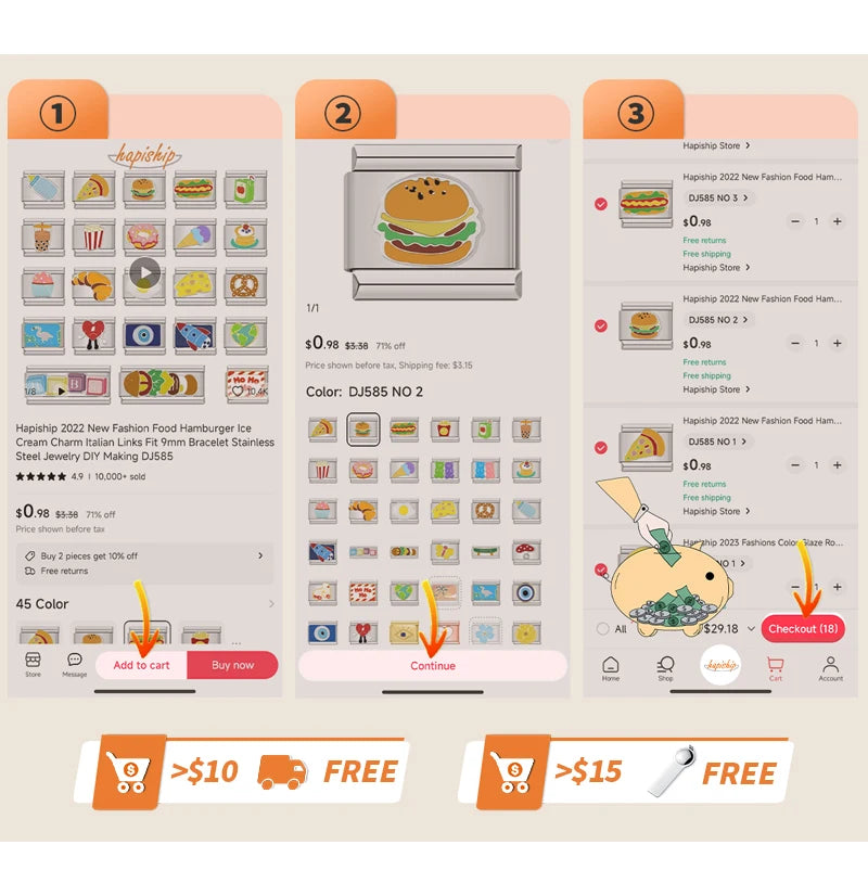 Hapiship New Women's Jewelry 9mm Width Itanlian Elastic Charm Bracelet Fashion Stainless Steel Bangle ST-.