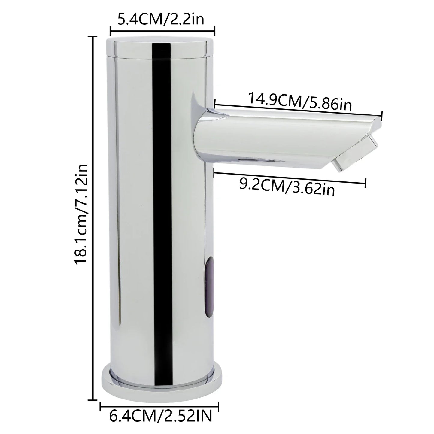 Automatic Infrared Sensor Water Faucet Non-Contact Washbasin Tap, for Kitchen, Bathroom Cold and Hot Water Faucet