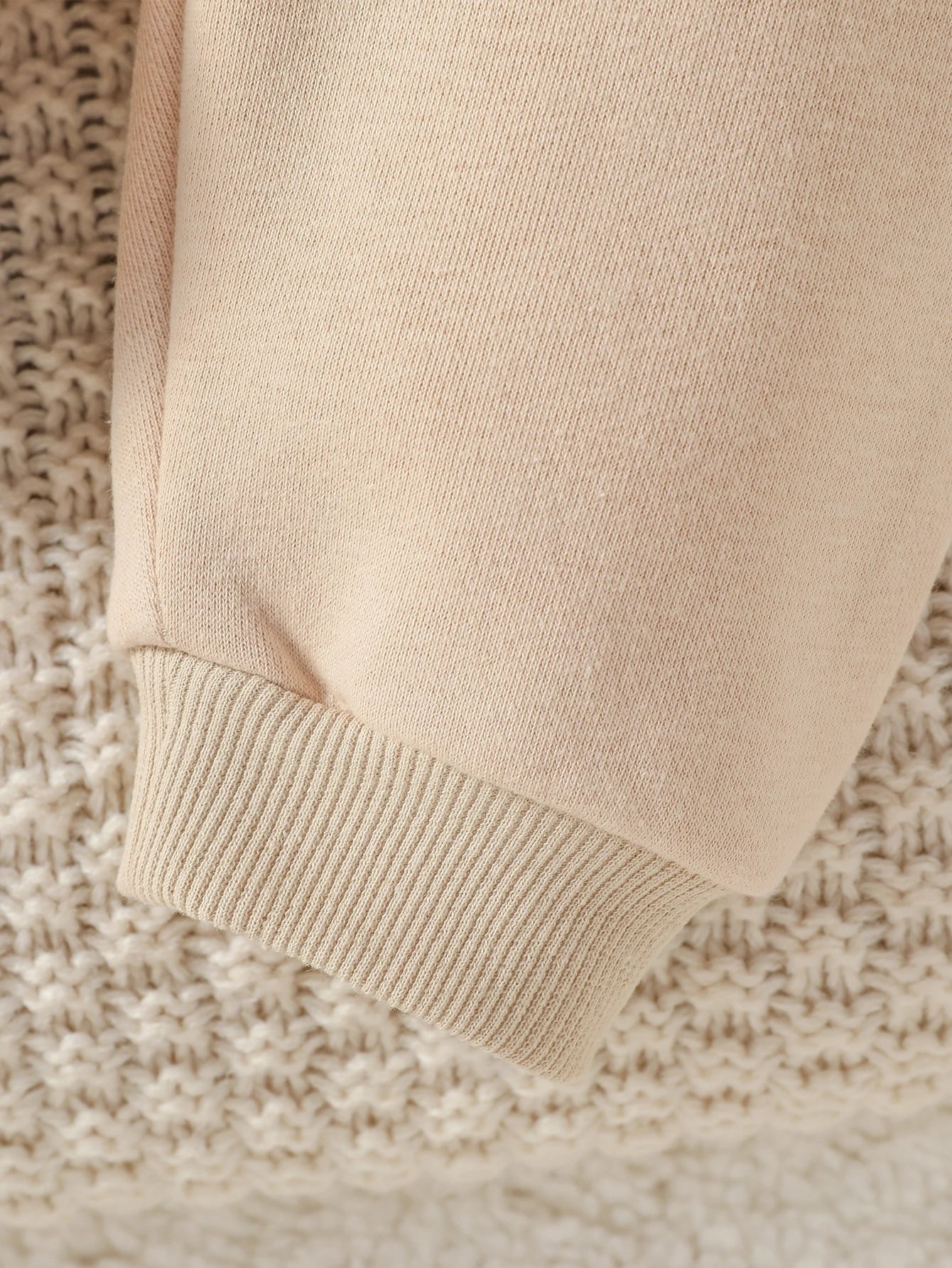 Baby Boys Solid 2PCS Antumn/Winter Long Sleeve Hooded Sweatshirt +Trousers For Newborn-6M Daily Cute Clothing Set.