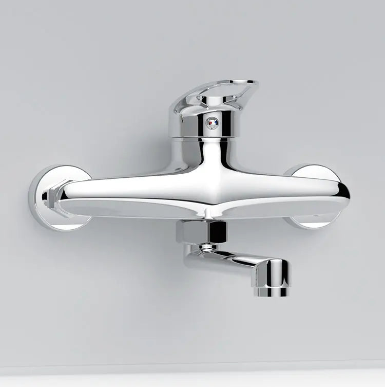 Kitchen Faucet Mixers Wall Mounted Single Handle Mixer Tap Sink Faucet Rotation Hot Cold Water Mixer Mop Pool Tap Basin Faucet