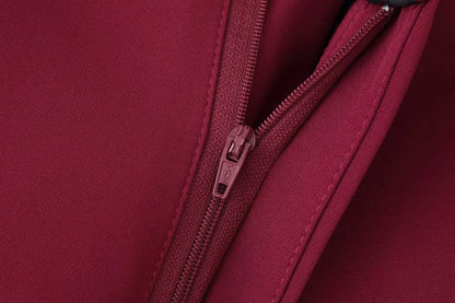 KONDALA 2025 Burgund Quaste Büro Dame Anzüge Einreiher Gerade Blazer + Moderne Gerade Lange Hosen Mode Weiblichen Anzug