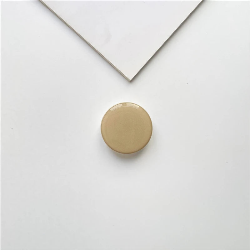 Popped Luxury Glossy Phone Socket for iPhone 12 13 14 Grip Tok Phones Holder Finger Ring Stand for Xiaomi Huawei.