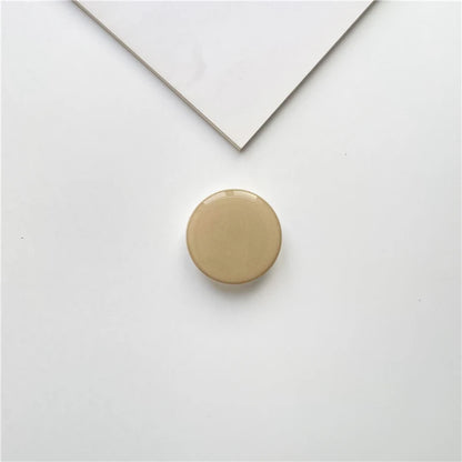 Popped Luxury Glossy Phone Socket for iPhone 12 13 14 Grip Tok Phones Holder Finger Ring Stand for Xiaomi Huawei.