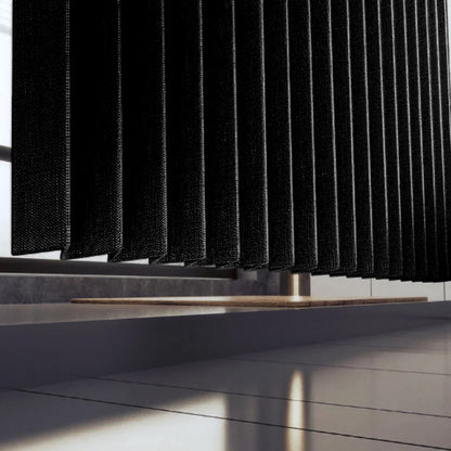 Hochgewichtiger, leinenähnlicher, gefalteter Badvorhang, Heimdekoration, Vorhang, Badezimmervorhang, Küchenschrankvorhang, kommt mit passenden Haken