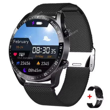 2025 NFC Bluetooth Call Smart Watch Men Full Screen GPS Sports Bracelet Waterproof ECG Health Monitor SmartWatch for IOS Android