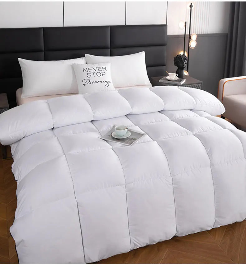 hotel style Comforter Queen KingLightweight fluffy comfortable and breathable soft winter quilt very warm 220x240 Quilts  - et.