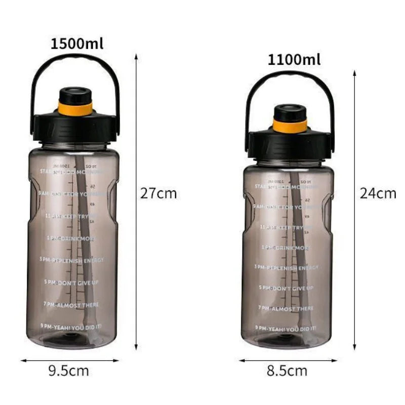 Super-large Capacity Water Cup  Student Outdoor Sports and Fitness  Shock-resistant and High-temperature Resistant Water Bottle.