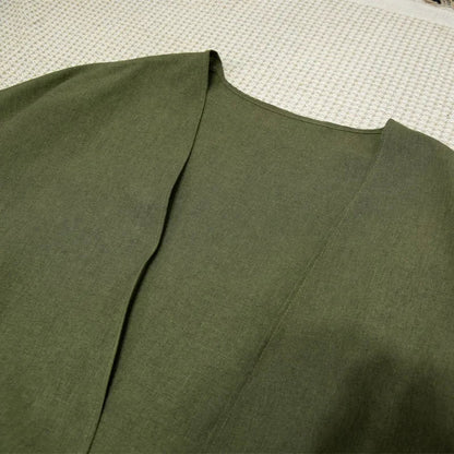 Muslimische Abayas lose Kaftan Frauen islamische Kleidung Mond Stickerei offene Front Abaya Langarm Maxi Länge Kleid Frauen Jilbabs.